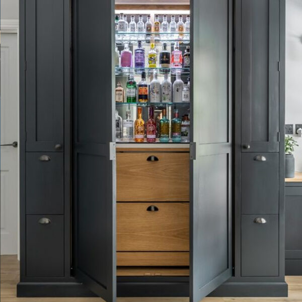 Industrial Wall Mounted Wine Rack with Bottle Rack -Black - Kitchen & Dining Furniture - Homary US